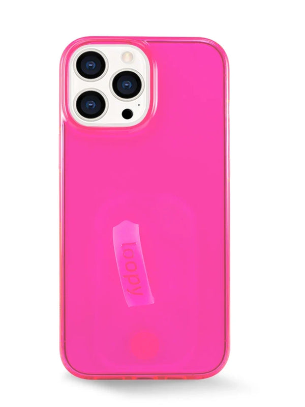 Clear Neon Pink
