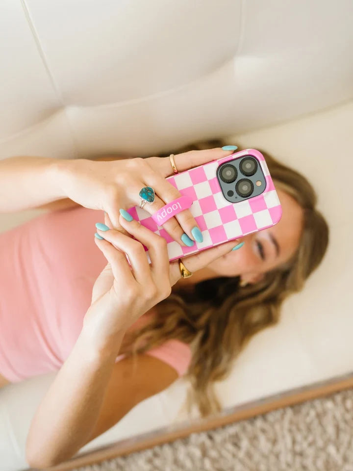 Pink Checkered